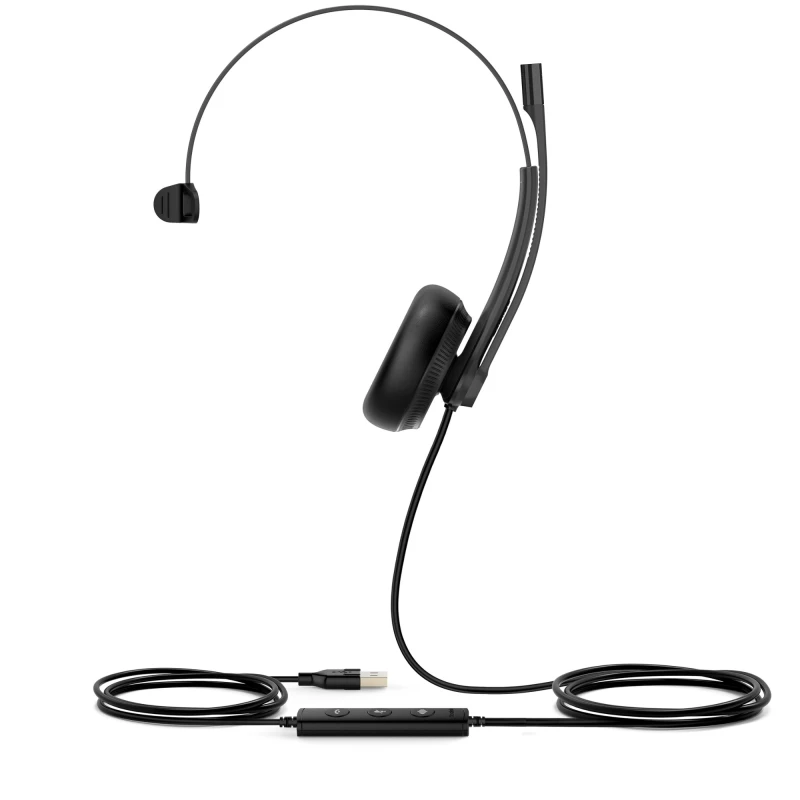 Image of Yealink Uh34 Mono Uc USB Wired Headset 100010475