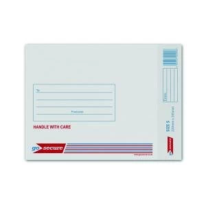 Image of GoSecure Bubble Lined Envelope Size 5 205x260mm White Pack of 100