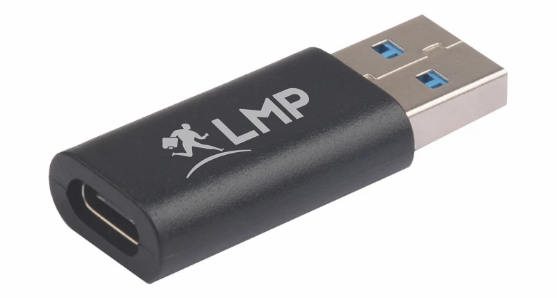 Image of LMP 18985 cable gender changer USB-C USB-A Black