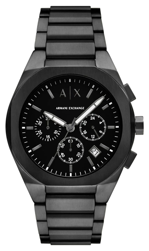 Image of Armani Exchange Mens Rafael Stainless Steel Bracelet Watch