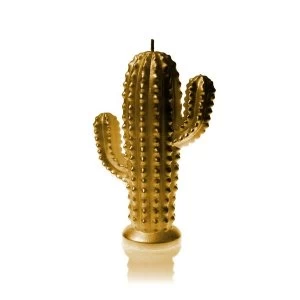 Image of Gold Large Cactus Candle