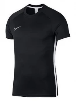Image of Boys, Nike Junior Academy Dry T-Shirt, Black, Size S (8-9 Years)