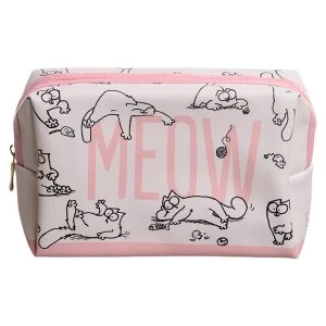 Image of Simons Cat Handy PVC Make Up Toilet Wash Bag