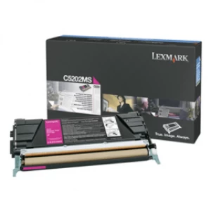 Image of Lexmark C5202MS Magenta Laser Toner Ink Cartridge