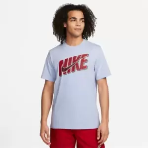 Image of Nike Swoosh T-Shirt Mens - Blue