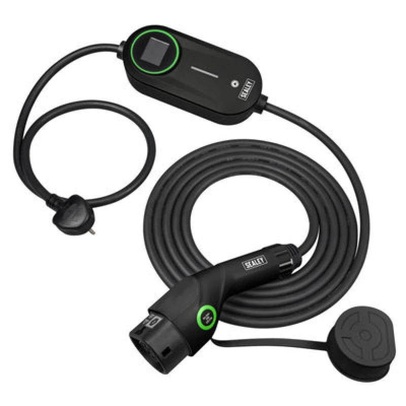 Image of Sealey Sealey EVAC2 Adjustable Type 2 to 230V 5m EV Charger Portable (3.5kW)