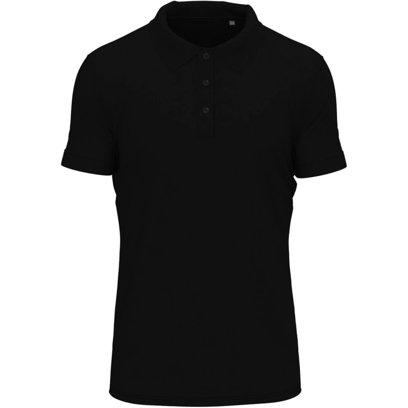 Image of Stedman Stedman Men Stretch Polo Shirt in Black Size: Small Black S Male 5063703705783