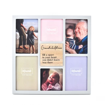 Image of Moments Wooden Collage Frame - Grandchildren