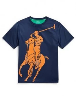 Image of Ralph Lauren Boys Short Sleeve Pony Graphic Performance T-Shirt