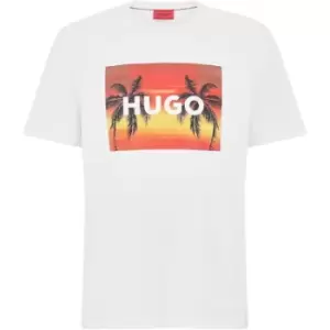 Image of Hugo Dulive T-Shirts Mens - White