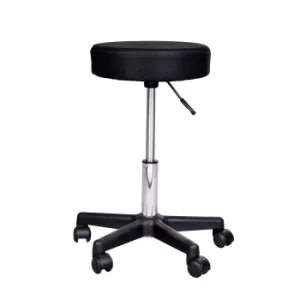 Image of HOMCOM Salon Spa Swivel Stool-Red, White, Black