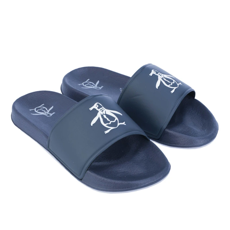 Image of Original Penguin Pier Pool Slider Navy male UK 9