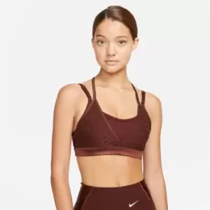 Image of Nike DriFit Indy Cutout Bra Womens - Metallics