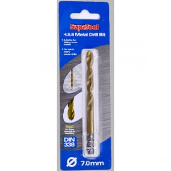 Image of SupaTool Titanium Coated HSS Drill Bits 7x109mm