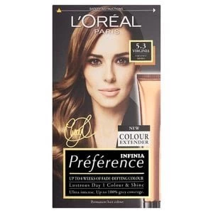 Image of Preference Infinia 5.3 Virginia Chestnut Brown Hair Dye Brunette