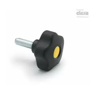 Image of Elesa - Lobe knob-VCT.53 p-M8x20-Soft-C5 Blue