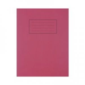 Image of Silvine 9x7 Exercise Book Ruled Red PK10