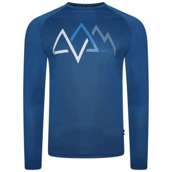 Image of Dare2B Righteous Long Sleeved T-Shirt - Petrol Blue