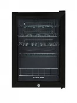 Image of Russell Hobbs Rhgwc4B-Lck Beer & Wine Drinks Cooler With Lock- Black