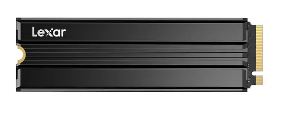Image of Lexar NM790 4TB PCIe Gen 4 NVMe M.2 SSD with Heatsink - 7400MB/S Read / 6500MB/S Write - LNM790X004T-RN9NG