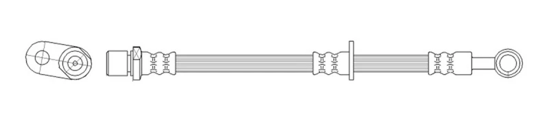 Image of K&K FT0501 Brake Hose Banjo Brake Hose (83)