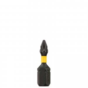 Image of DEWALT Pozi Extreme Impact Torsion Screwdriver Bit PZ1 25mm Pack of 5