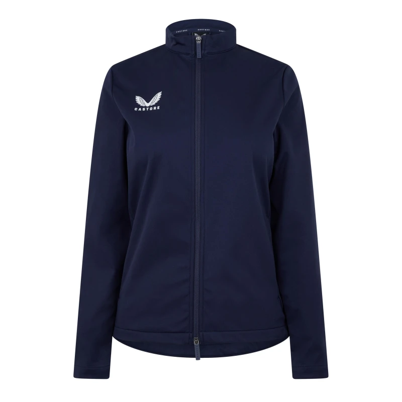 Image of Castore Softshell Training Jacket Womens - Blue Blue 8