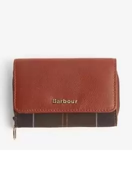 Image of Barbour Barbour Laire Leather French Purse - Brown