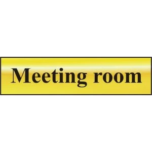Image of ASEC Meeting Room 200mm x 50mm Self Adhesive Sign