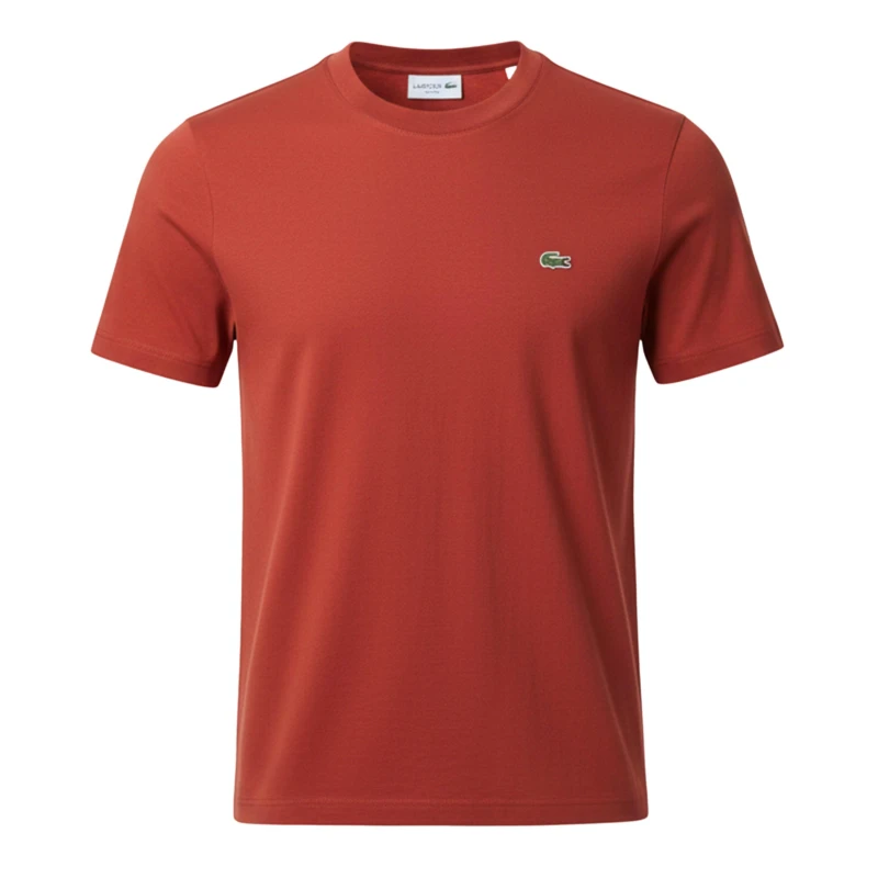 Image of Lacoste Cotton-T-Shirt Red male XS