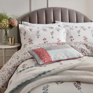Image of Helena Springfield Ashley Single Duvet Cover Set, Raspberry & Teal