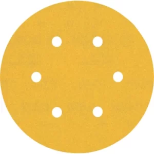 Image of Bosch Expert C470 Red Wood Top Sanding Discs 150mm 150mm 240g Pack of 5