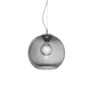 Image of Nemo Indoor Dome Ceiling Pendant Lamp 1 Light Grey, E27