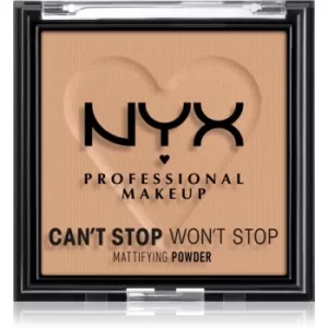 Image of NYX Professional Makeup Can't Stop Won't Stop Mattifying Powder Mattifying Powder Shade 06 Tan 6 g