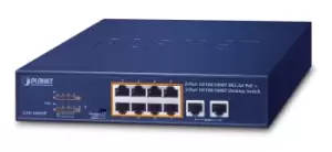 Image of PLANET GSD-1008HP network switch Unmanaged Gigabit Ethernet...