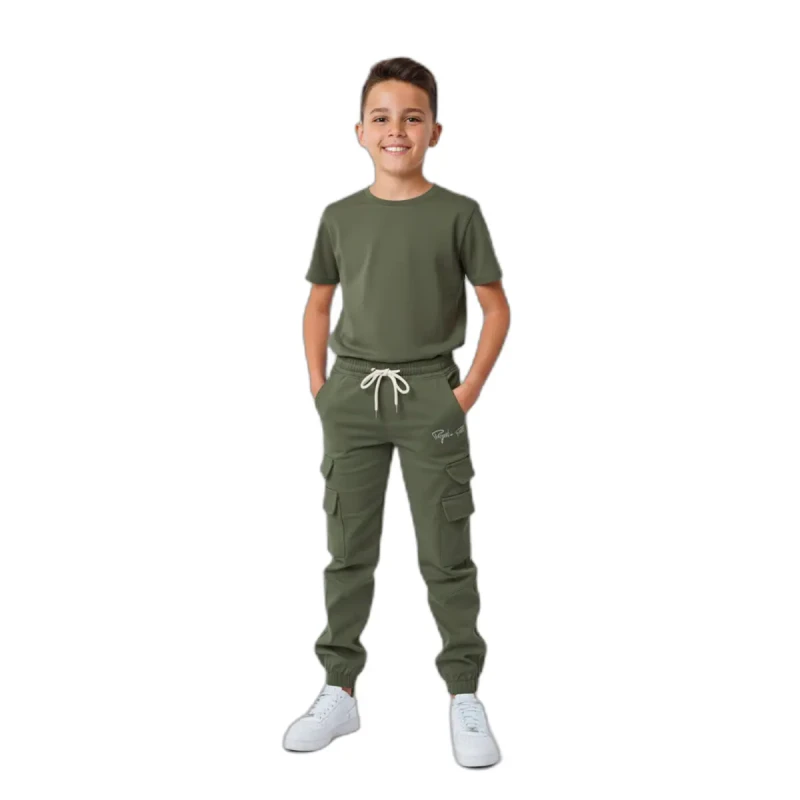 Image of Project X Paris Children's cargo Trousers Project X Paris Vert Male 10/12 ans
