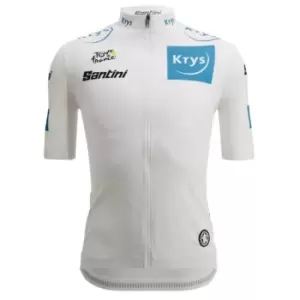 Image of Santini 2022 Replica Tour de France Jersey - White