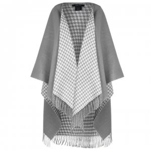 Image of Gant Cable Poncho - 90 Charcoal Mel