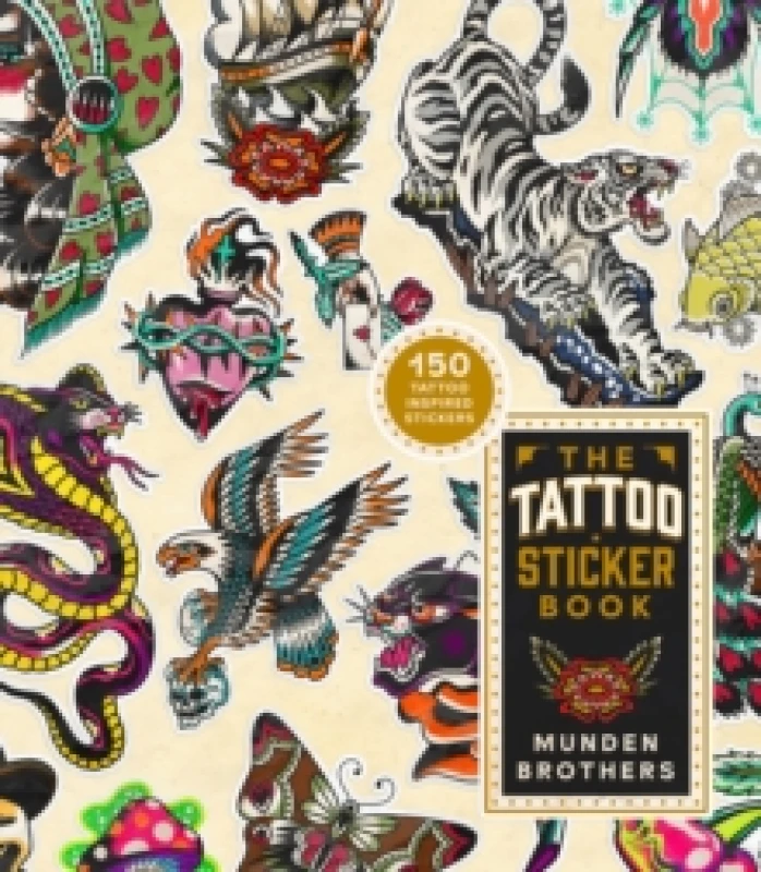 Image of The Tattoo Sticker Book : 150 Tattoo-inspired Stickers Paperback / softback