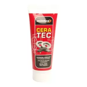 Image of MINTEX Ceratec Lubricant Anti Squeal Brake Disc Caliper Grease Tube 75ml Pad Goo