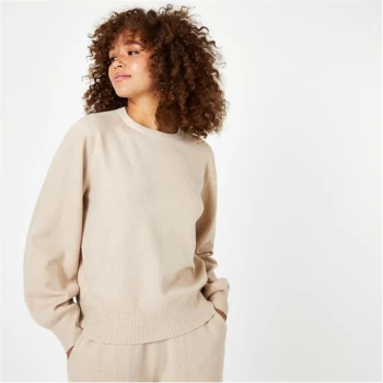 Image of Jack Wills Knitted Full Sleeve Crew Jumper - Camel