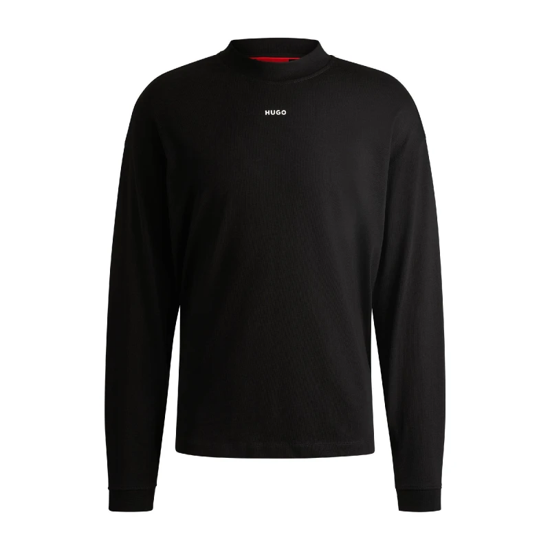 Image of Hugo Mens Daposo Short Sleeve Polo Shirt Black male S