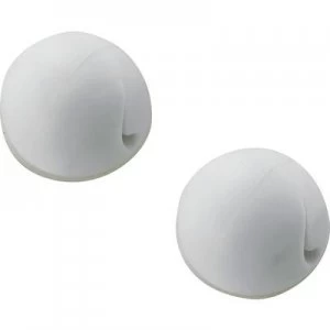 Image of Cable mount Self adhesive White 547112 mini
