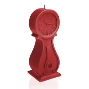 Image of Clock Candle &ndash; Red