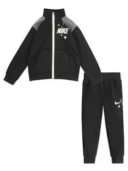 Image of Nike Kids Boys All Day Play Tricot Tracksuit, Black, Size 2-3 Years