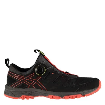 Image of Asics Gel FujiRado Mens Running Shoes - Grey/Red