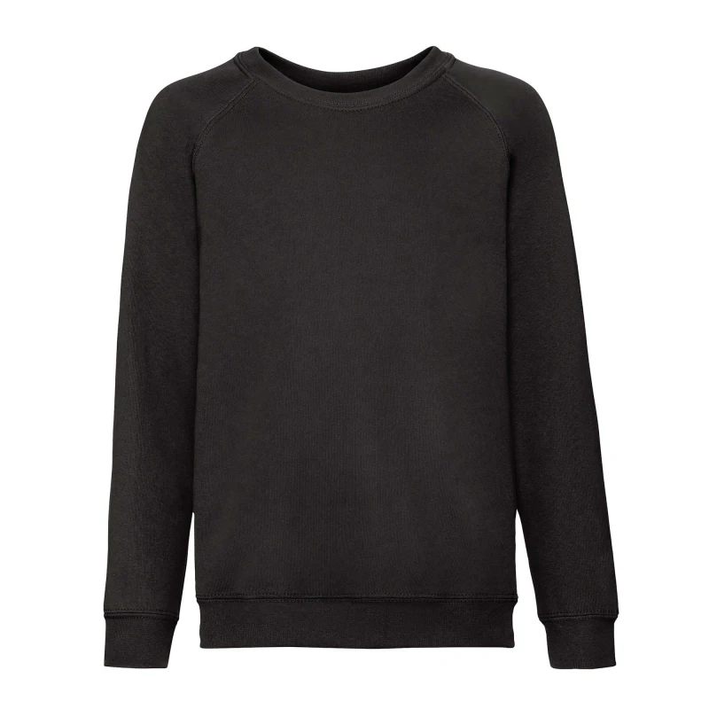 Image of Fruit Of The Loom Classic girls's Children's sweater in Black