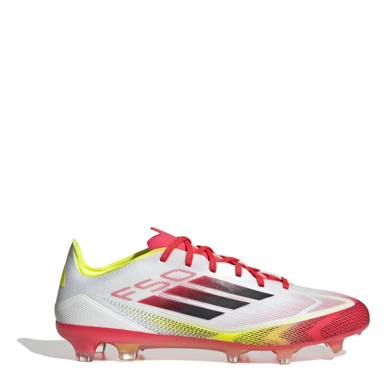 Image of adidas F50 Pro Firm Ground Football Boots - White White 9.5