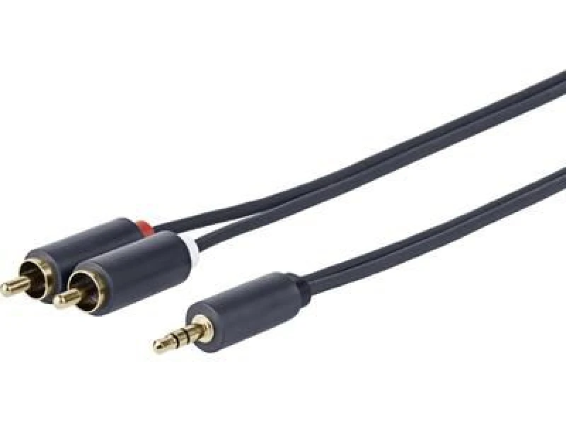Image of Vivolink PROMJRCA5 audio cable 5m 3.5mm 2 x RCA Black