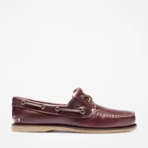Image of Timberland Classic Boat Shoe For Men In Dark Brown, Size 7.5